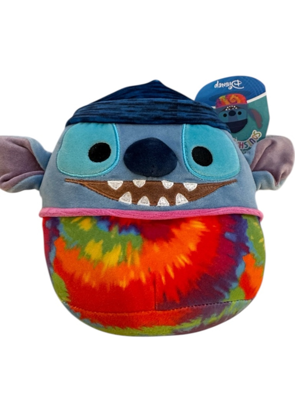 Disney Stitch Squishmallows Tie Dye Plush NWT Jazwares Lilo & Stitch